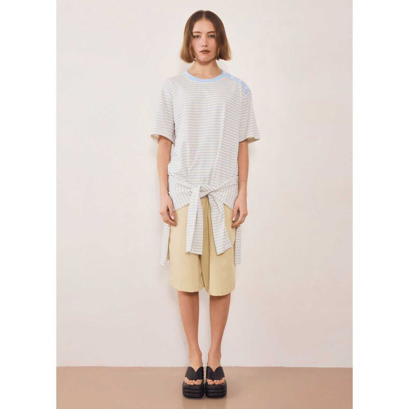 COMMONPLACE ESSENTIALS Wave Ss Tee image number 3